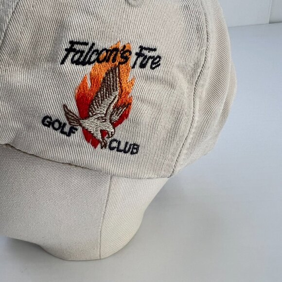 Greg Norman Hat Men Strap Back Shark Tooth Falcons Fire Golf Club Hype Core Cap - Picture 5 of 13
